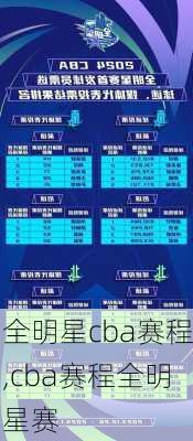 全明星cba赛程,cba赛程全明星赛