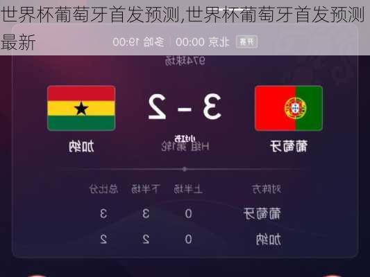 世界杯葡萄牙首发预测,世界杯葡萄牙首发预测最新