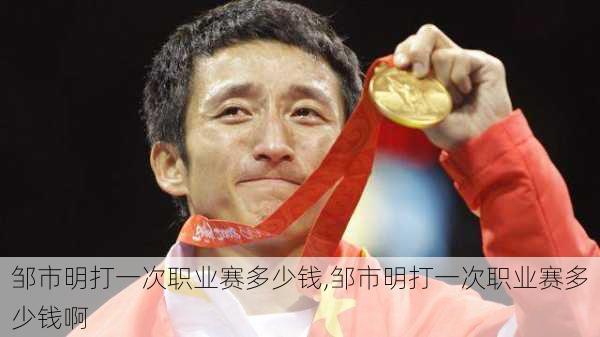 邹市明打一次职业赛多少钱,邹市明打一次职业赛多少钱啊