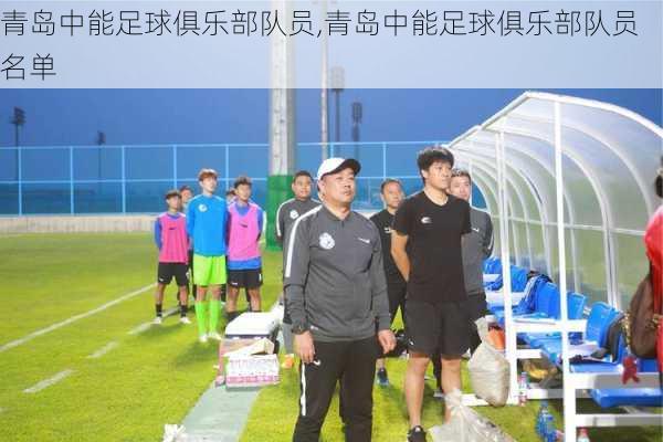 青岛中能足球俱乐部队员,青岛中能足球俱乐部队员名单