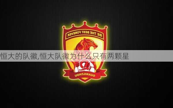 恒大的队徽,恒大队徽为什么只有两颗星