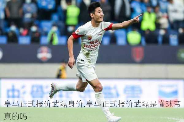 皇马正式报价武磊身价,皇马正式报价武磊是懂球帝真的吗