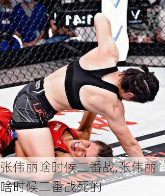 张伟丽啥时候二番战,张伟丽啥时候二番战死的