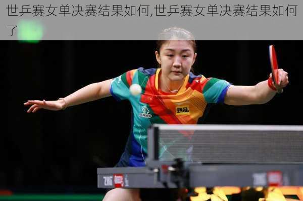 世乒赛女单决赛结果如何,世乒赛女单决赛结果如何了