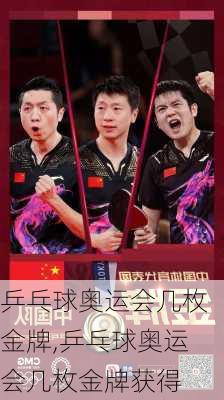 乒乓球奥运会几枚金牌,乒乓球奥运会几枚金牌获得