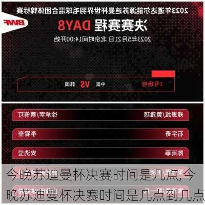 今晚苏迪曼杯决赛时间是几点,今晚苏迪曼杯决赛时间是几点到几点