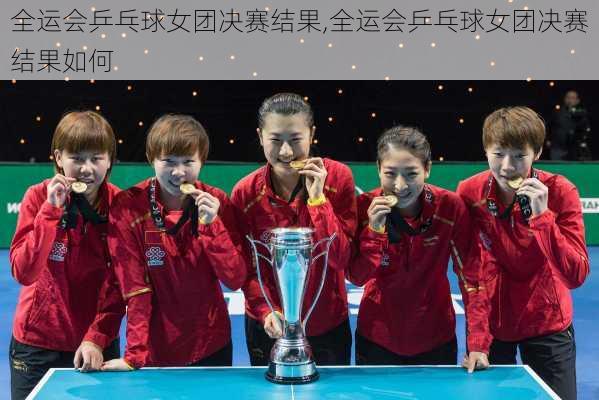 全运会乒乓球女团决赛结果,全运会乒乓球女团决赛结果如何