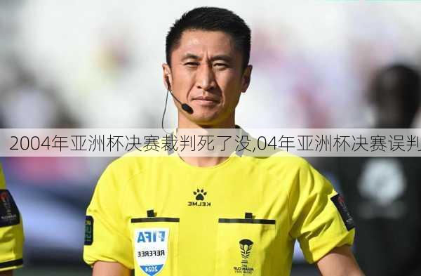 2004年亚洲杯决赛裁判死了没,04年亚洲杯决赛误判