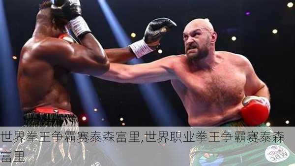 世界拳王争霸赛泰森富里,世界职业拳王争霸赛泰森富里