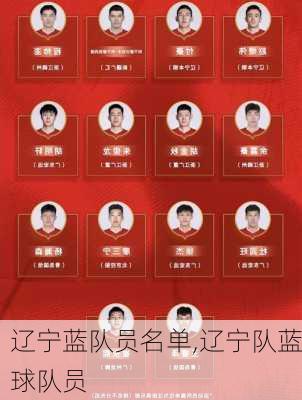 辽宁蓝队员名单,辽宁队蓝球队员