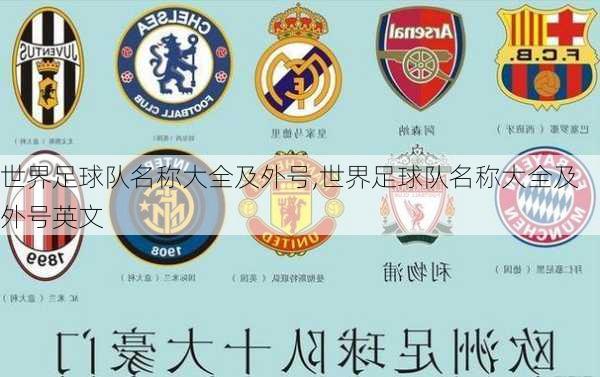 世界足球队名称大全及外号,世界足球队名称大全及外号英文
