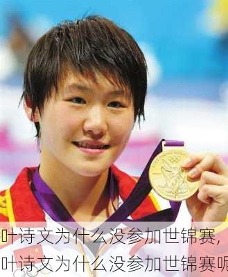 叶诗文为什么没参加世锦赛,叶诗文为什么没参加世锦赛呢