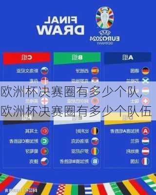 欧洲杯决赛圈有多少个队,欧洲杯决赛圈有多少个队伍