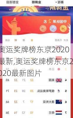 奥运奖牌榜东京2020最新,奥运奖牌榜东京2020最新图片
