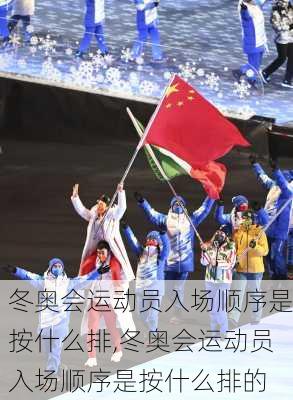 冬奥会运动员入场顺序是按什么排,冬奥会运动员入场顺序是按什么排的