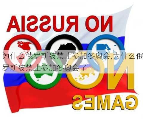 为什么俄罗斯被禁止参加冬奥会,为什么俄罗斯被禁止参加冬奥会了