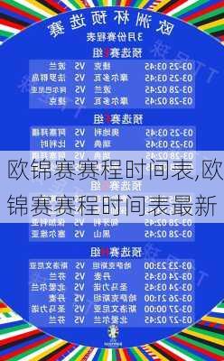 欧锦赛赛程时间表,欧锦赛赛程时间表最新