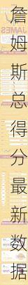 詹姆斯总得分最新数据2021,詹姆斯总得分最新数据2021年