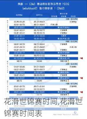 花滑世锦赛时间,花滑世锦赛时间表