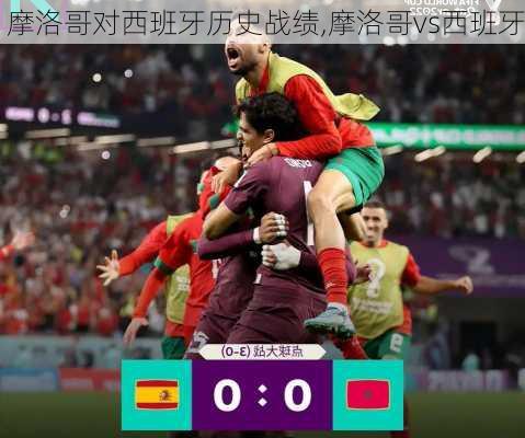 摩洛哥对西班牙历史战绩,摩洛哥vs西班牙