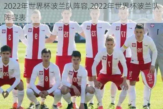2022年世界杯波兰队阵容,2022年世界杯波兰队阵容表