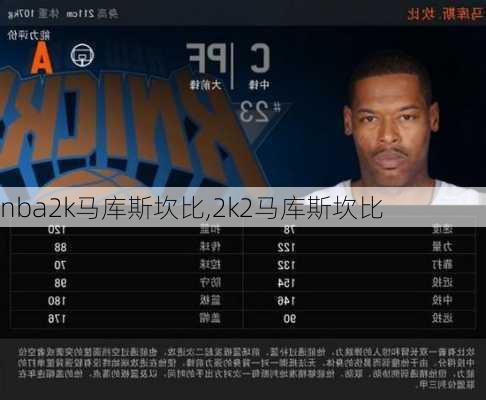 nba2k马库斯坎比,2k2马库斯坎比