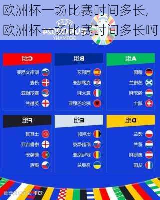 欧洲杯一场比赛时间多长,欧洲杯一场比赛时间多长啊
