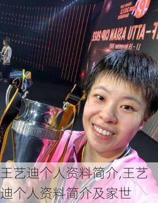 王艺迪个人资料简介,王艺迪个人资料简介及家世