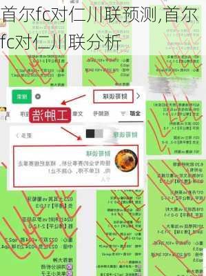 首尔fc对仁川联预测,首尔fc对仁川联分析