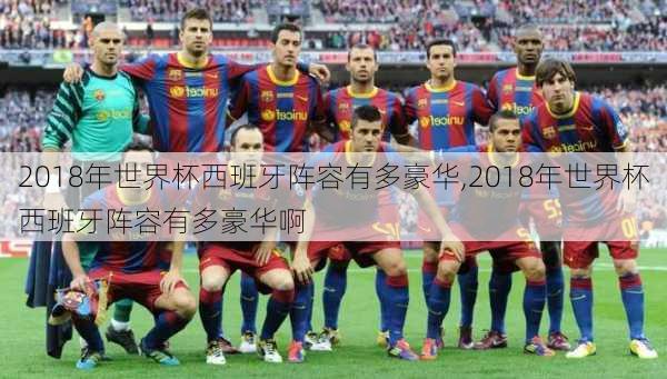2018年世界杯西班牙阵容有多豪华,2018年世界杯西班牙阵容有多豪华啊