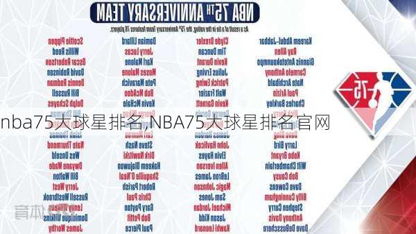 nba75大球星排名,NBA75大球星排名官网