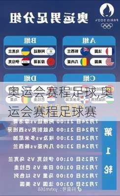 奥运会赛程足球,奥运会赛程足球赛