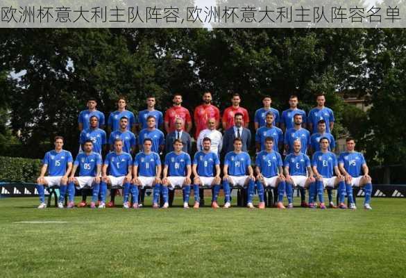 欧洲杯意大利主队阵容,欧洲杯意大利主队阵容名单