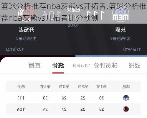 篮球分析推荐nba灰熊vs开拓者,篮球分析推荐nba灰熊vs开拓者比分预测