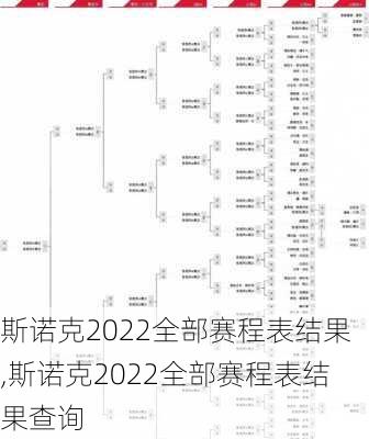 斯诺克2022全部赛程表结果,斯诺克2022全部赛程表结果查询