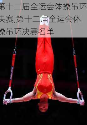 第十二届全运会体操吊环决赛,第十二届全运会体操吊环决赛名单