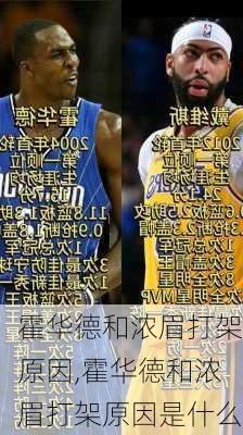 霍华德和浓眉打架原因,霍华德和浓眉打架原因是什么