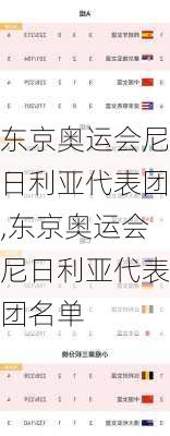 东京奥运会尼日利亚代表团,东京奥运会尼日利亚代表团名单