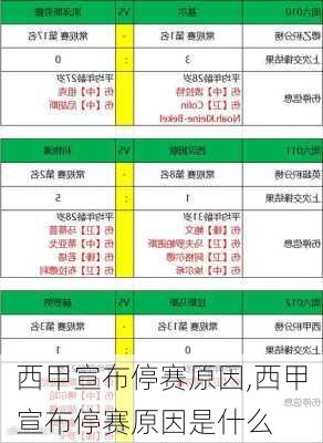 西甲宣布停赛原因,西甲宣布停赛原因是什么