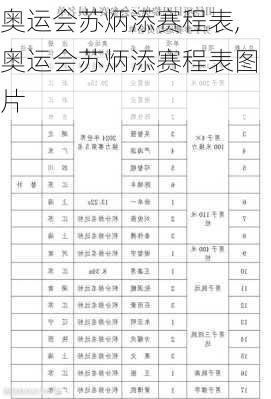 奥运会苏炳添赛程表,奥运会苏炳添赛程表图片