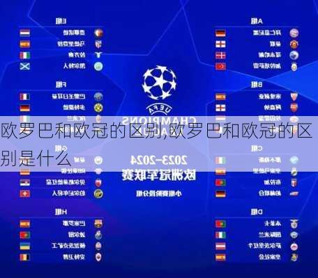 欧罗巴和欧冠的区别,欧罗巴和欧冠的区别是什么
