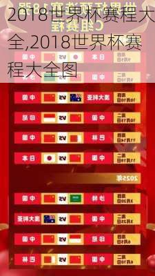 2018世界杯赛程大全,2018世界杯赛程大全图