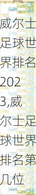 威尔士足球世界排名2023,威尔士足球世界排名第几位