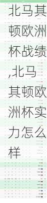 北马其顿欧洲杯战绩,北马其顿欧洲杯实力怎么样