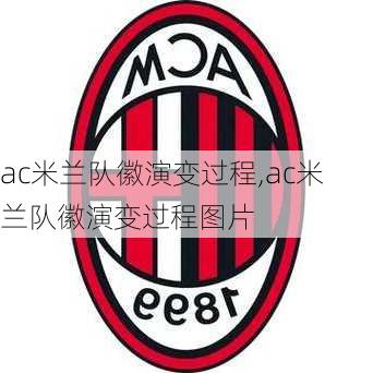 ac米兰队徽演变过程,ac米兰队徽演变过程图片
