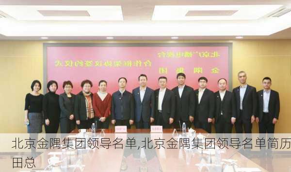 北京金隅集团领导名单,北京金隅集团领导名单简历田总