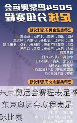 东京奥运会赛程表足球,东京奥运会赛程表足球比赛