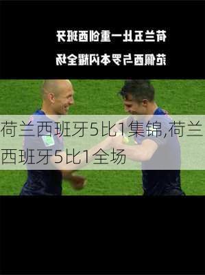荷兰西班牙5比1集锦,荷兰西班牙5比1全场