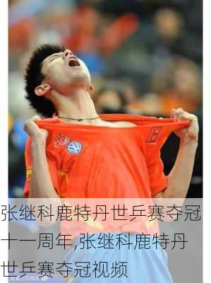 张继科鹿特丹世乒赛夺冠十一周年,张继科鹿特丹世乒赛夺冠视频