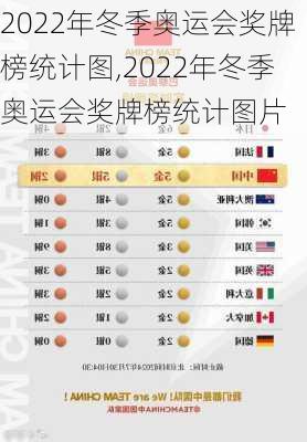 2022年冬季奥运会奖牌榜统计图,2022年冬季奥运会奖牌榜统计图片